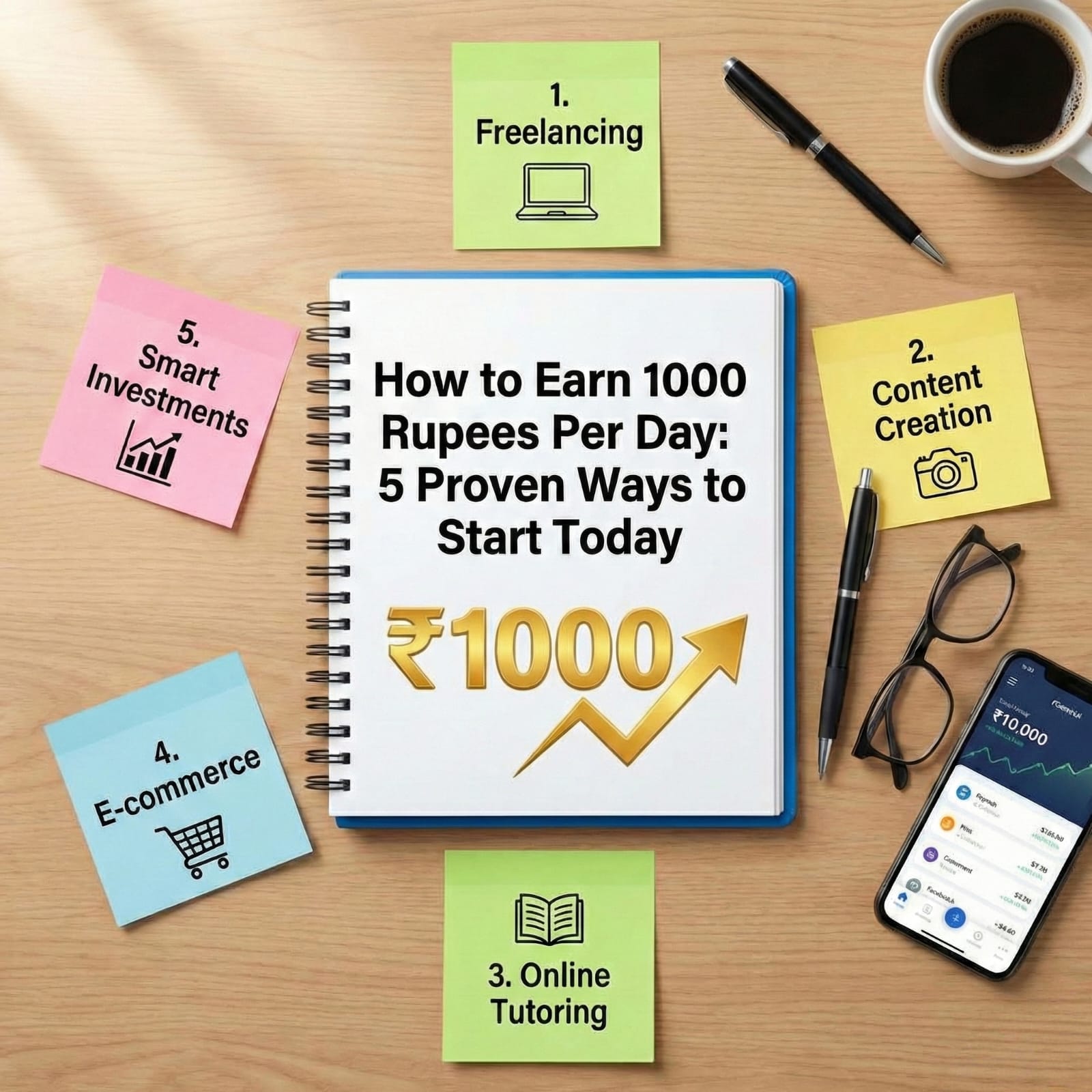 How to Earn 1000 Rupees Per Day